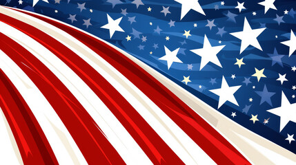 Obraz premium American flag background