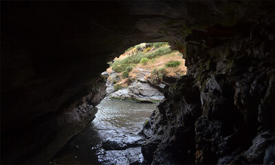a cavern in the sea south of Chile