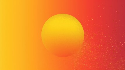 Vibrant abstract background with warm, intense colors transitioning from fiery golden yellow to fiery red. Radiating energy and power with a fiery glow
