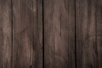 Vintage brown wood background texture with knots and nail holes. Old painted wood wall. Brown...