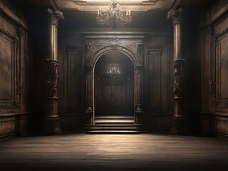 Standard-Eingang im Dunkeln - Alltäglich, Dunkelheit, Schatten	
 - obrazy, fototapety, plakaty