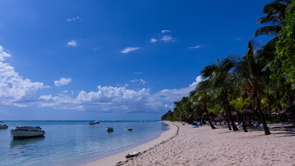 Beautiful Le Morne Beach in Mauritius
