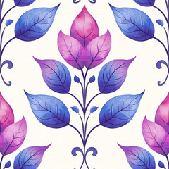 Fototapeta na wymiar Violet Purple Pattern Tile for seamless backgrounds and for filling surfaces in soft colors, ai generated