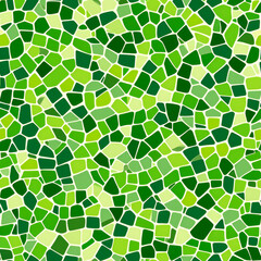 Green Pattern Tile for seamless backgrounds and for filling surfaces in soft colors, ai generated