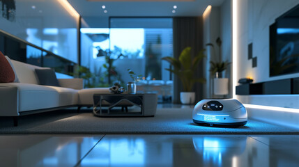 home, house, robot, clean, modern, floor