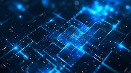 Obraz premium Hi-Tech Futuristic Background #02