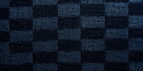 Navy Blue square checkered carpet texture 