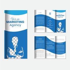 Minimal business brochure template design