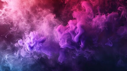 Dramatic Smoke and Fog Illustration in Contrast