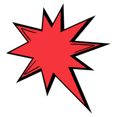 Retro Speech bubble Dialog Char Illustration