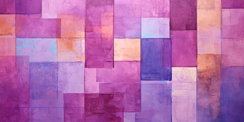 Abstract colors and geometric shapes on a wall