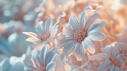 Light Soft Floral Abstract Background