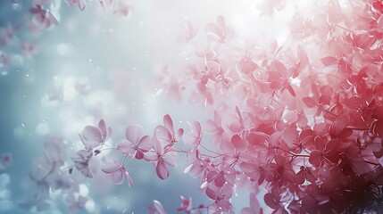 Light Soft Floral Abstract Background