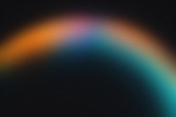 Dark grainy gradient background, orange teal, vibrant noise texture, header poster banner cover backdrop design