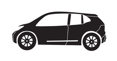 MPV car silhouette side view