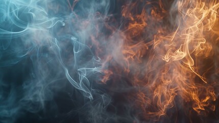 Ultra High-Quality Smoke on Black Background