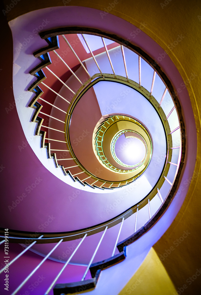 Sticker staircase - indoors - photo