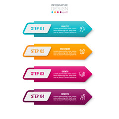 Infographic template business concept with workflow.
