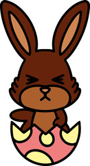 cute easter bunny cartoon