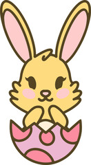 cute easter bunny cartoon