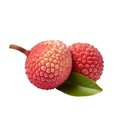Lychee isolated on transparent background