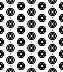 Black seamless abstract pattern. Overlay for background and backdrop. Ornamental design. PNG graphic illustration with transparent background.