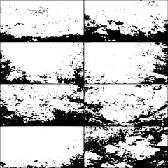 Rustic grunge texture with grain and stains. Abstract noise background. PNG graphic illustration with transparent background.