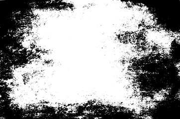 Rustic grunge texture with grain and stains. Abstract noise background. PNG graphic illustration with transparent background.