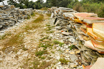 Quarry to produce quartzite floor and wall coverings. obtained through predatory mineral...