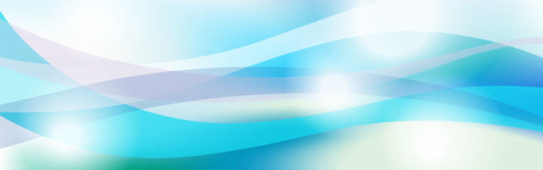 Blue abstract website banner, header background with copy space