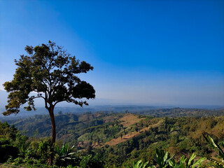 Hill view scenery of bandarban thanchi upazila