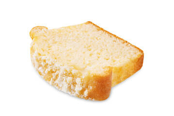 Apple cake on a white isolated background