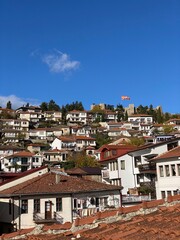 Fototapeta na wymiar Blick auf Ohrid in Nordmazedonien