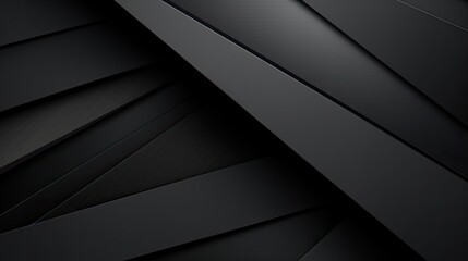 Black abstract corporate background. Black grey abstract modern background for design. Dark. Geometric shape. 3d effect. Diagonal lines, stripes 