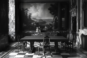 swedish sliver black marble v11 in - obrazy, fototapety, plakaty