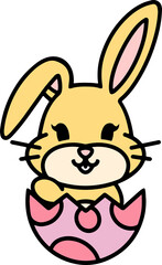 cute kawaii easter bunny
