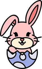 cute kawaii easter bunny