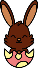 cute kawaii easter bunny