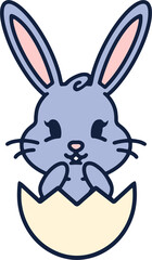 cute kawaii easter bunny