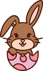 Fototapeta premium easter rabbit cartoon