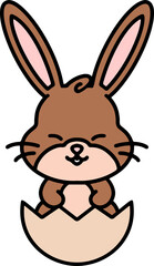easter rabbit cartoon
