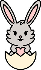 easter rabbit cartoon