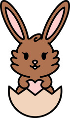 easter rabbit cartoon