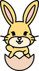 easter rabbit cartoon