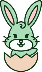 Obraz premium easter rabbit cartoon