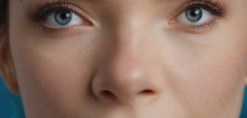 a close up of a woman's face with a toothbrush in her mouth and a toothbrush in her mouth.