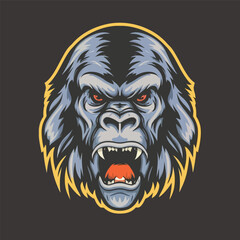 head of a skull with a tattoo, head of a bear, vector illustration, vector tracing, 