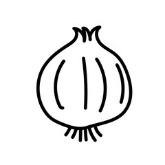 garlic cartoon doodle