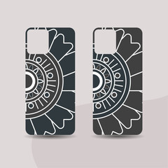 mandala doodle phone case cover protector for smart phone, cute phone case covers silicon cases