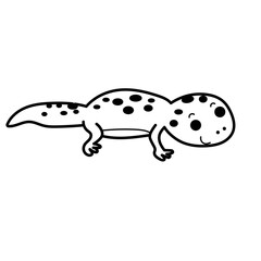 gecko doodle cartoon